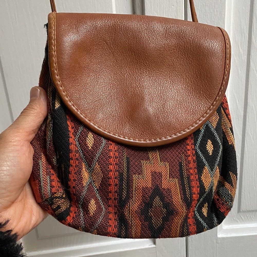 Stylish Brown And Kilim Multicolor Patterned Wome… - image 1
